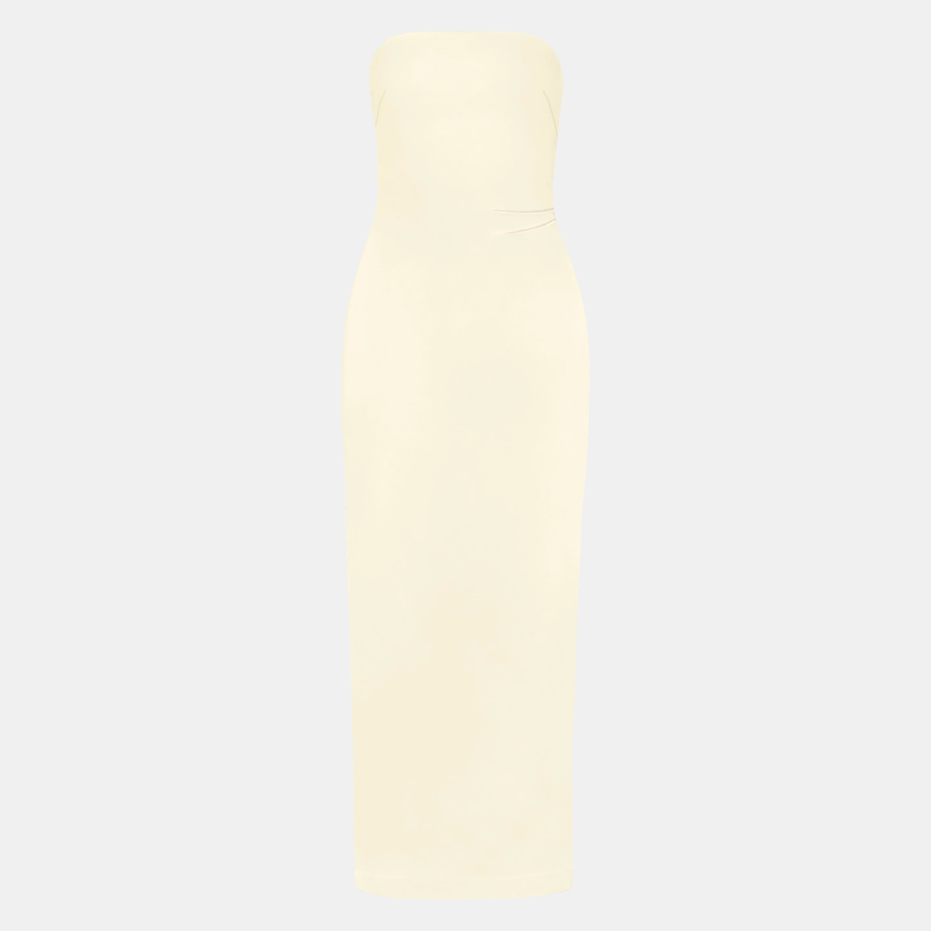 Strapless Ruched Midaxi Dress - Buttermilk - Image 8
